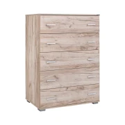 ΣΥΡΤΑΡΙΕΡΑ Fylliana New Imperium 5F GREY OAK ΧΡΩΜΑ 90x44x127εκ