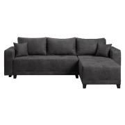 ΓΩΝΙΑΚΟΣ ΚΑΝΑΠΕΣ MOET ΓΚΡΙ ΧΡΩΜΑ 263x167x83εκ